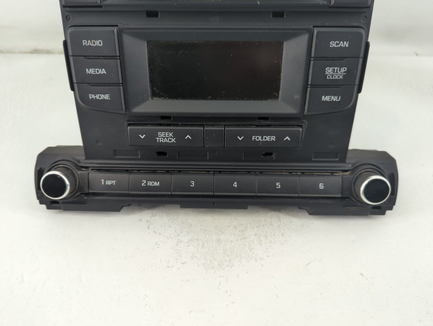 2017-2018 Hyundai Elantra Radio AM FM Cd Player Receiver Replacement P/N:96170F2220UAT Fits Fits 2017 2018 OEM Used Auto Par
