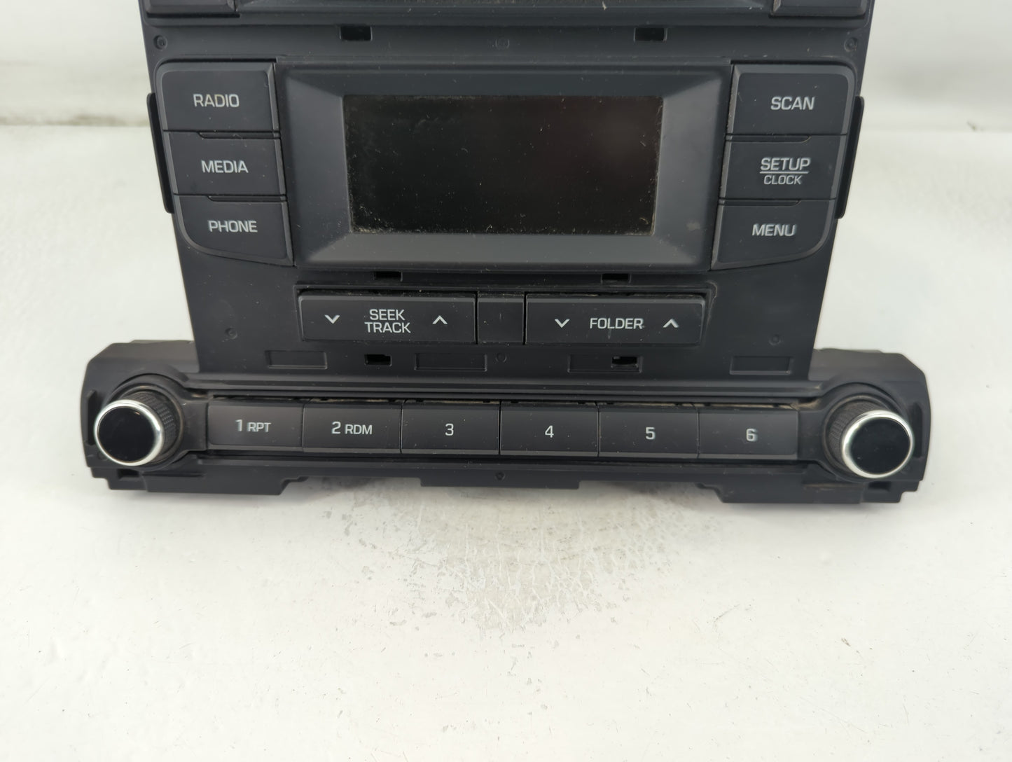 2017-2018 Hyundai Elantra Radio AM FM Cd Player Receiver Replacement P/N:96170F2220UAT Fits Fits 2017 2018 OEM Used Auto Par