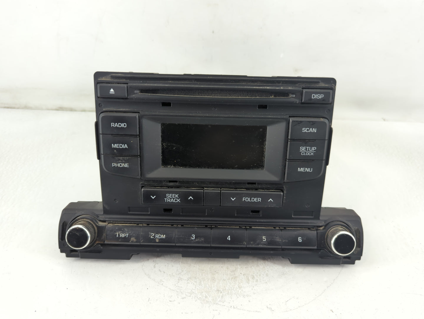 2017-2018 Hyundai Elantra Radio AM FM Cd Player Receiver Replacement P/N:96170F2220UAT Fits Fits 2017 2018 OEM Used Auto Par