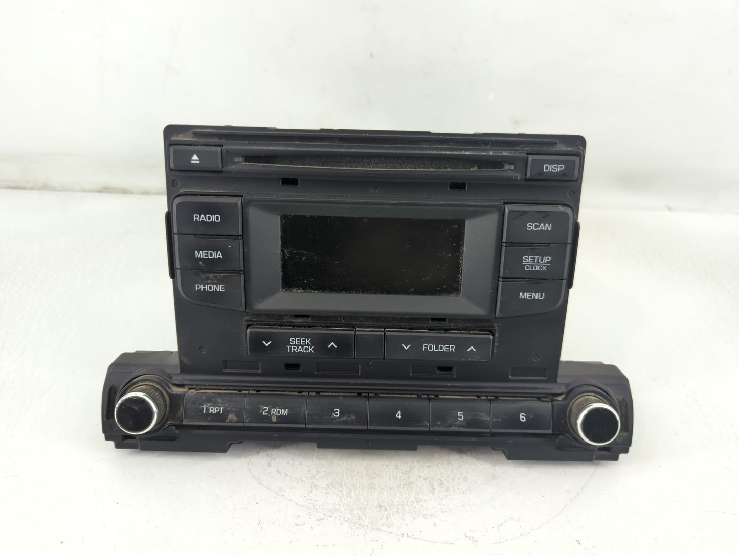 2017-2018 Hyundai Elantra Radio AM FM Cd Player Receiver Replacement P/N:96170F2220UAT Fits Fits 2017 2018 OEM Used Auto Par