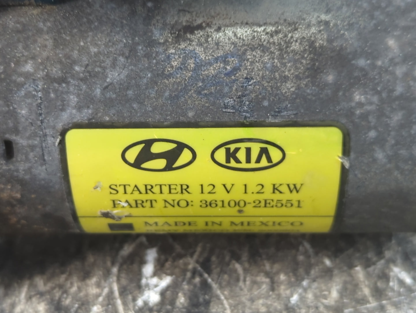 2014-2020 Hyundai Elantra Car Starter Motor Solenoid OEM P/N:36100-2E551 Fits Fits 2014 2015 2016 2017 2018 2019 2020 OEM Us