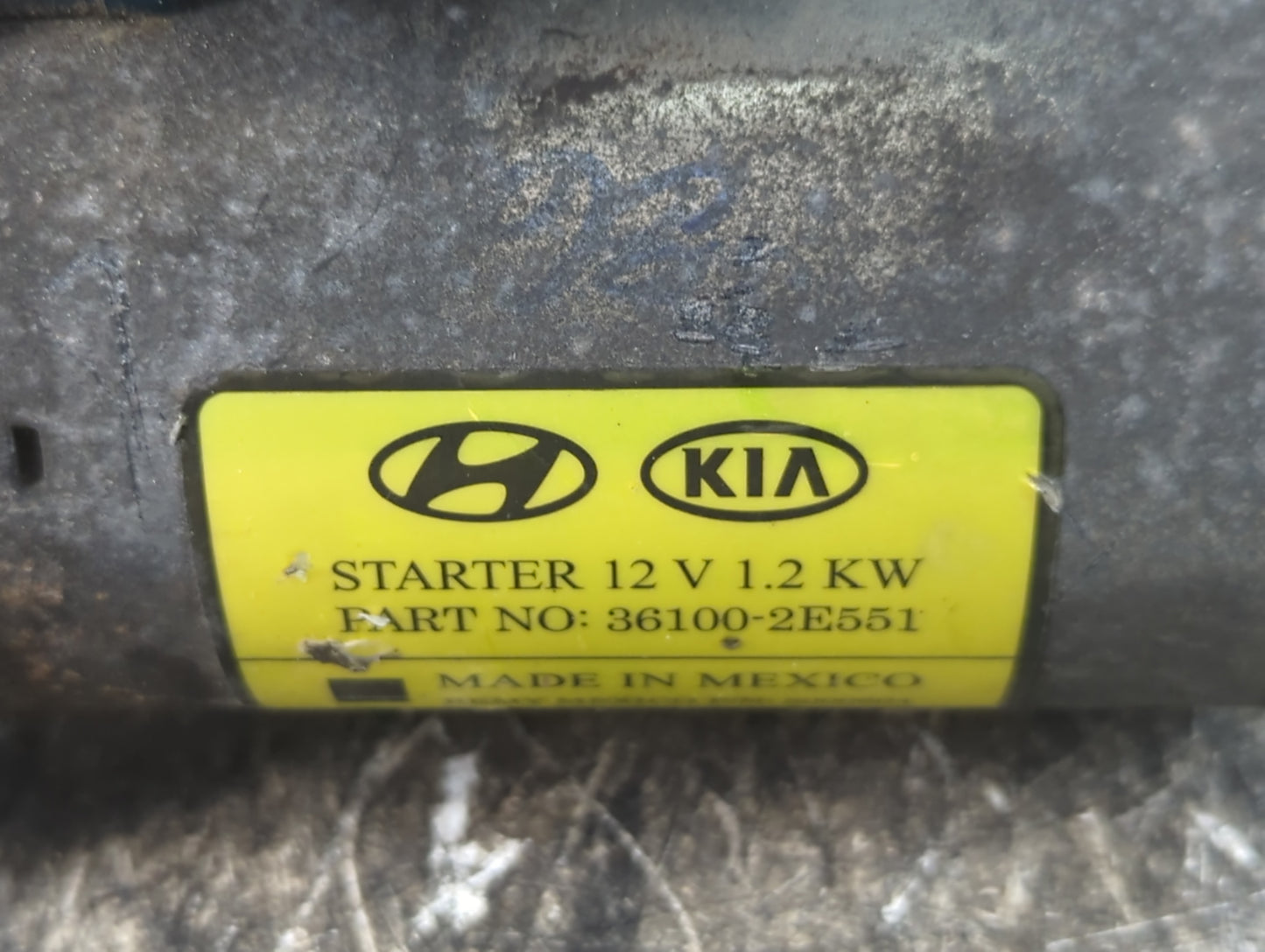 2014-2020 Hyundai Elantra Car Starter Motor Solenoid OEM P/N:36100-2E551 Fits Fits 2014 2015 2016 2017 2018 2019 2020 OEM Us
