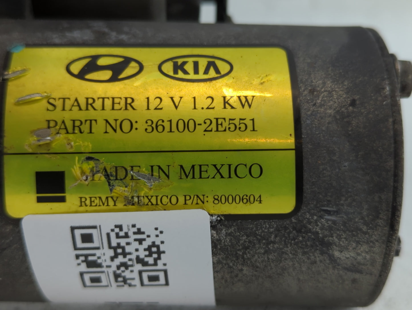 2014-2020 Hyundai Elantra Car Starter Motor Solenoid OEM P/N:36100-2E551 Fits Fits 2014 2015 2016 2017 2018 2019 2020 OEM Us