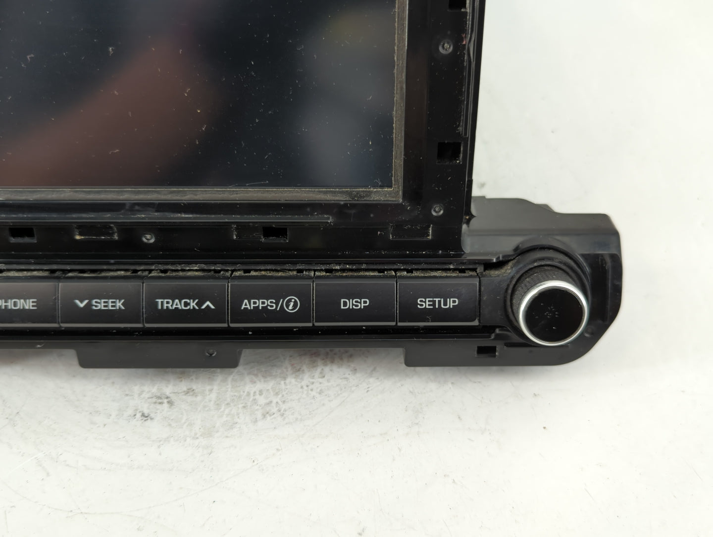 2017-2018 Hyundai Elantra Radio AM FM Cd Player Receiver Replacement P/N:96160-F2100UAT Fits Fits 2017 2018 OEM Used Auto Pa