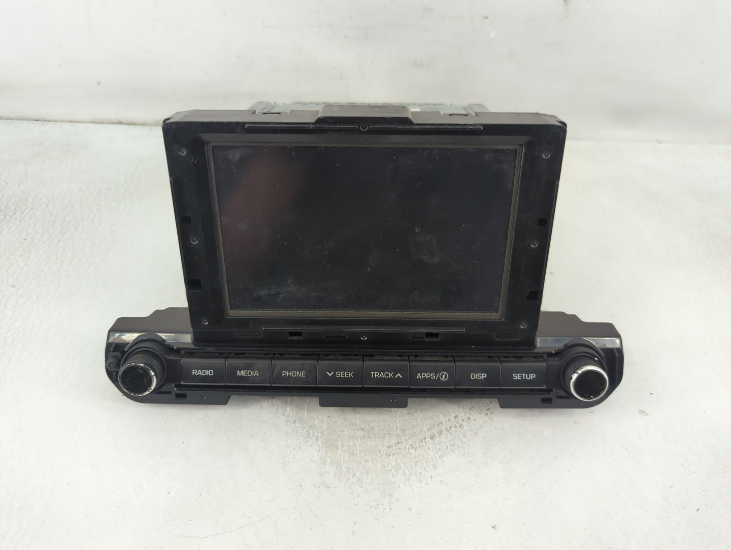 2017-2018 Hyundai Elantra Radio AM FM Cd Player Receiver Replacement P/N:96160-F2100UAT Fits Fits 2017 2018 OEM Used Auto Pa