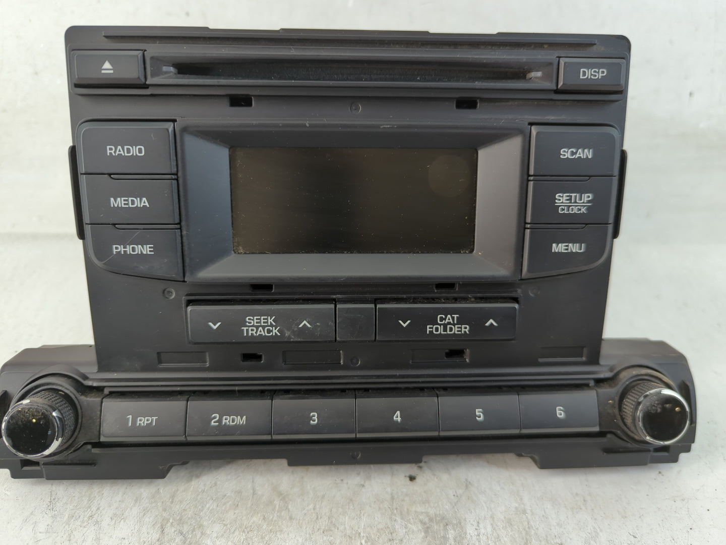 2017-2018 Hyundai Elantra Radio AM FM Cd Player Receiver Replacement P/N:96170-F2140UAT Fits Fits 2017 2018 OEM Used Auto Pa