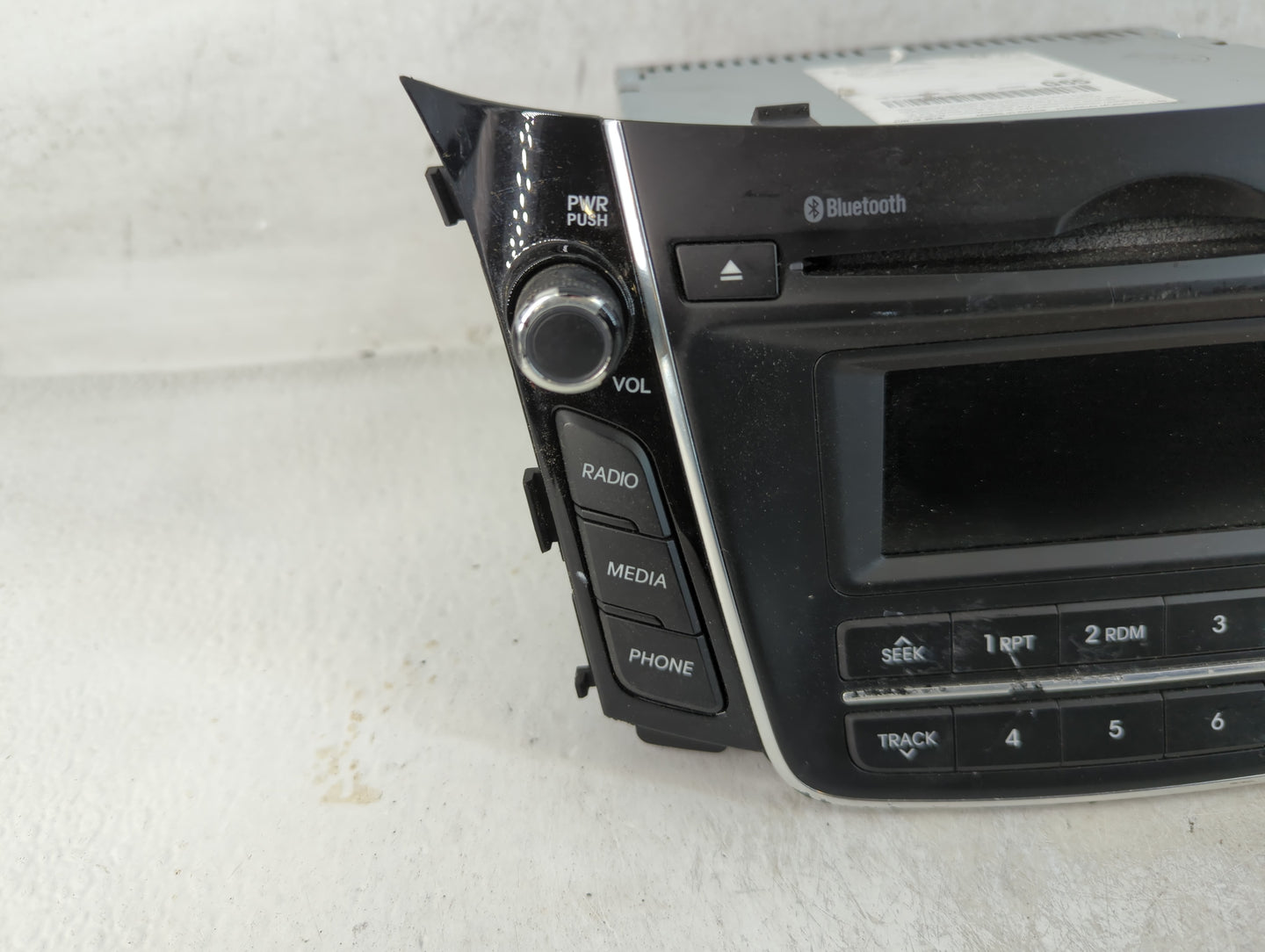 2016-2017 Hyundai Elantra Radio AM FM Cd Player Receiver Replacement P/N:96170-A5260G Fits Fits 2016 2017 OEM Used Auto Part
