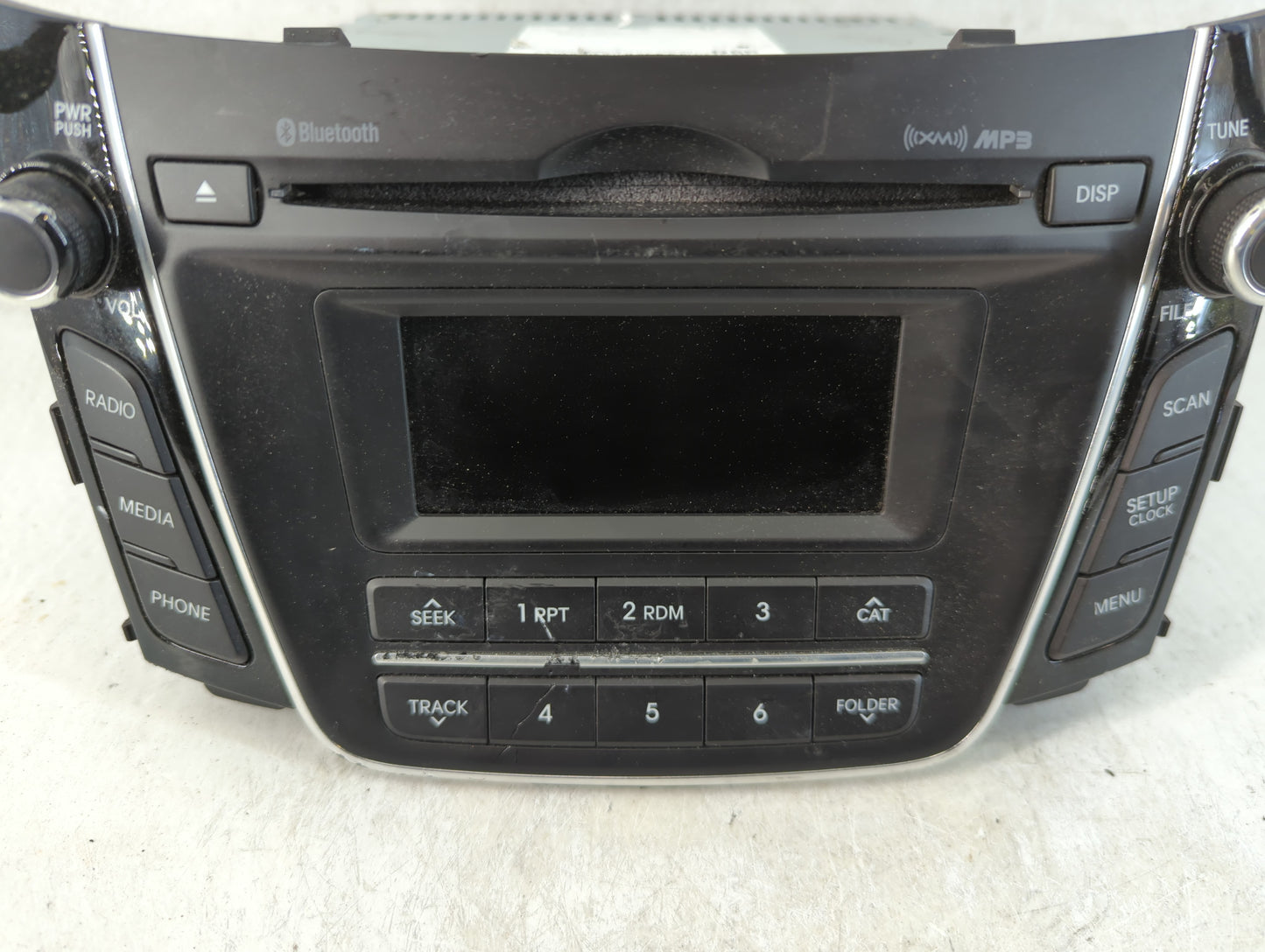 2016-2017 Hyundai Elantra Radio AM FM Cd Player Receiver Replacement P/N:96170-A5260G Fits Fits 2016 2017 OEM Used Auto Part