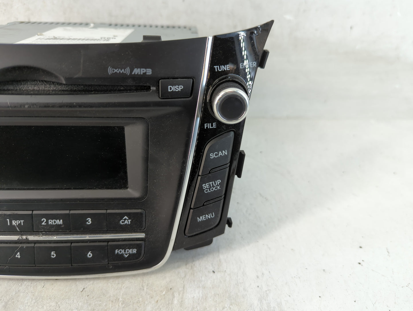 2016-2017 Hyundai Elantra Radio AM FM Cd Player Receiver Replacement P/N:96170-A5260G Fits Fits 2016 2017 OEM Used Auto Part