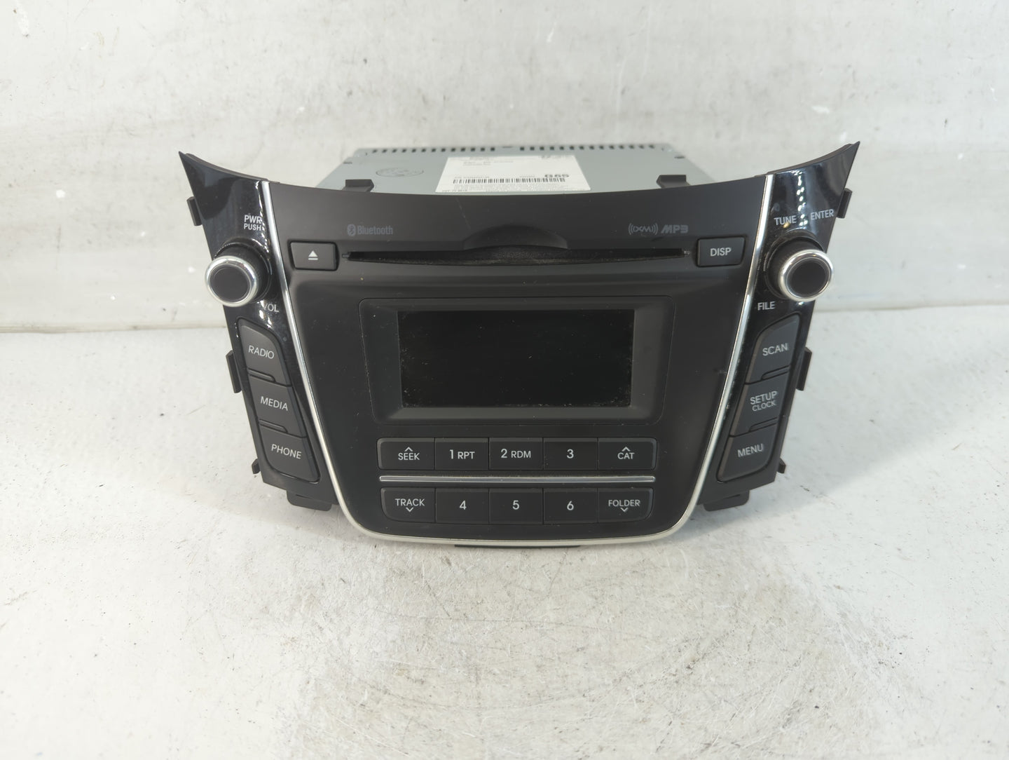 2016-2017 Hyundai Elantra Radio AM FM Cd Player Receiver Replacement P/N:96170-A5260GU Fits Fits 2016 2017 OEM Used Auto Par