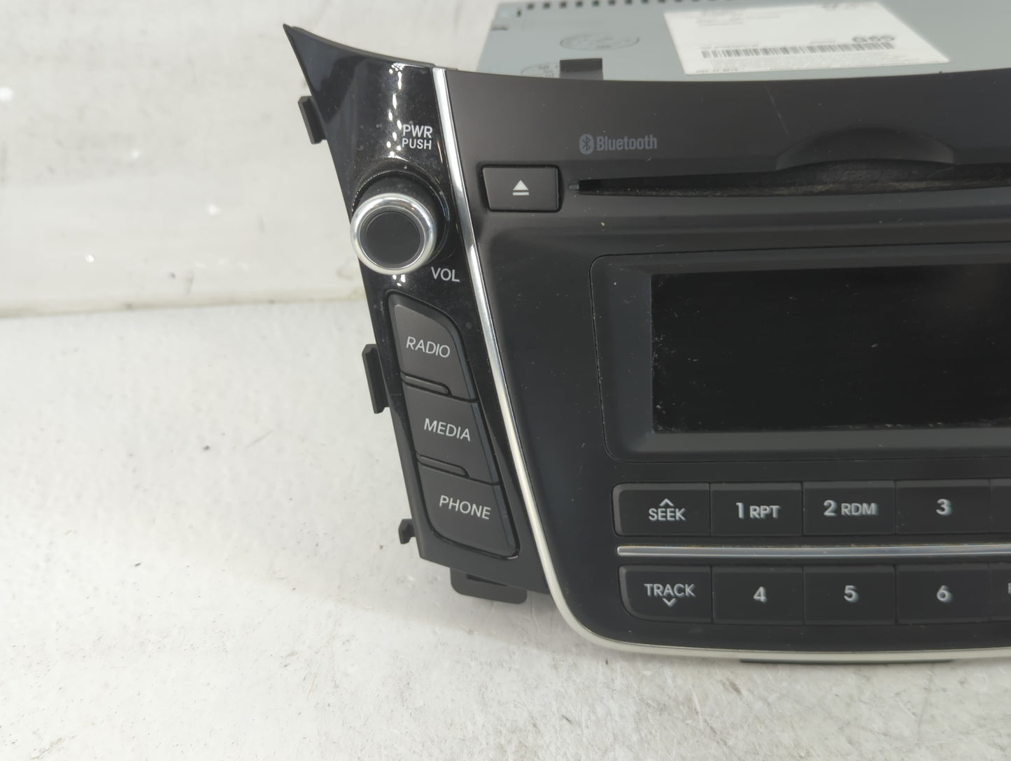 2016-2017 Hyundai Elantra Radio AM FM Cd Player Receiver Replacement P/N:96170-A5260GU Fits Fits 2016 2017 OEM Used Auto Par