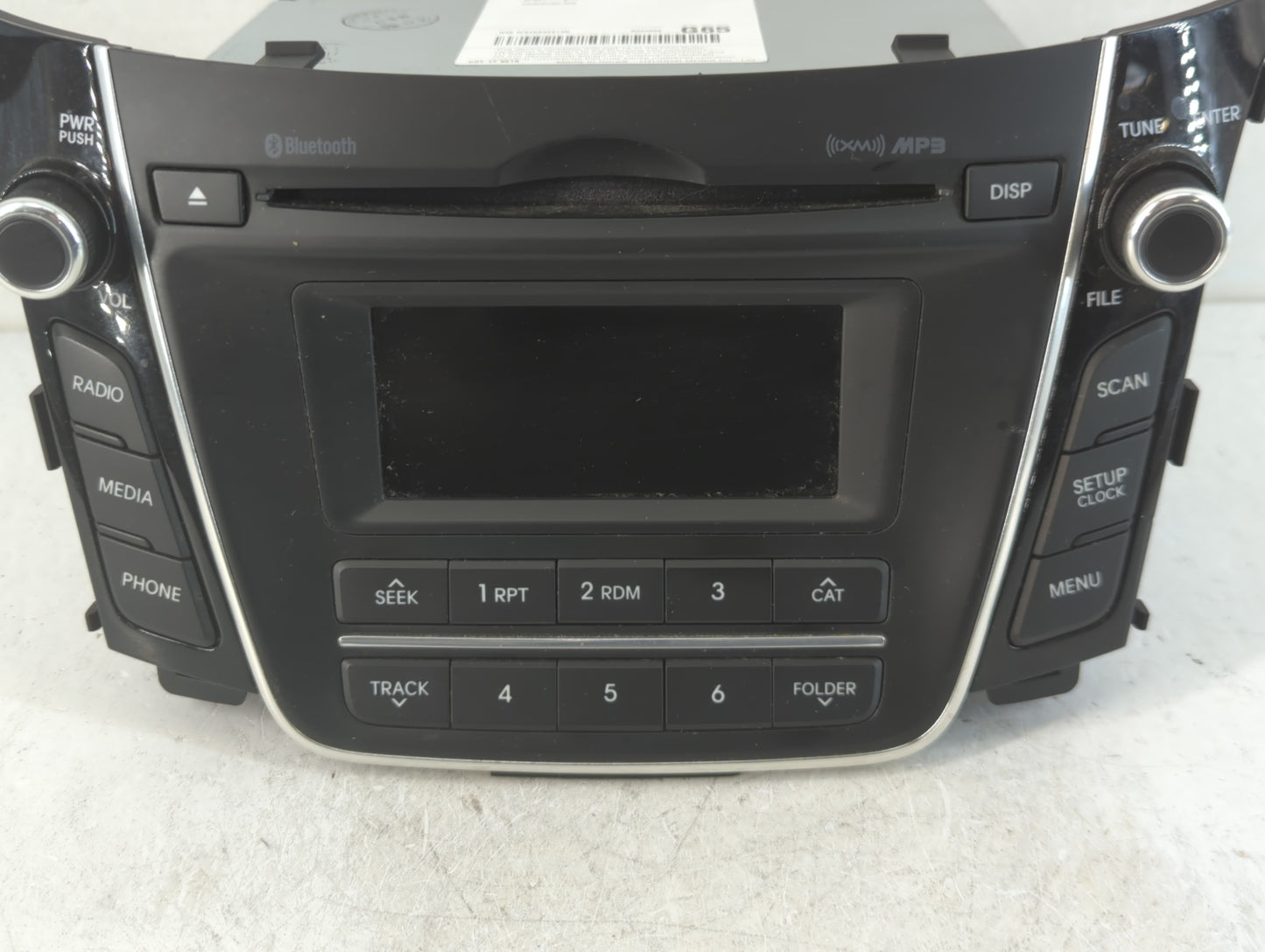 2016-2017 Hyundai Elantra Radio AM FM Cd Player Receiver Replacement P/N:96170-A5260GU Fits Fits 2016 2017 OEM Used Auto Par