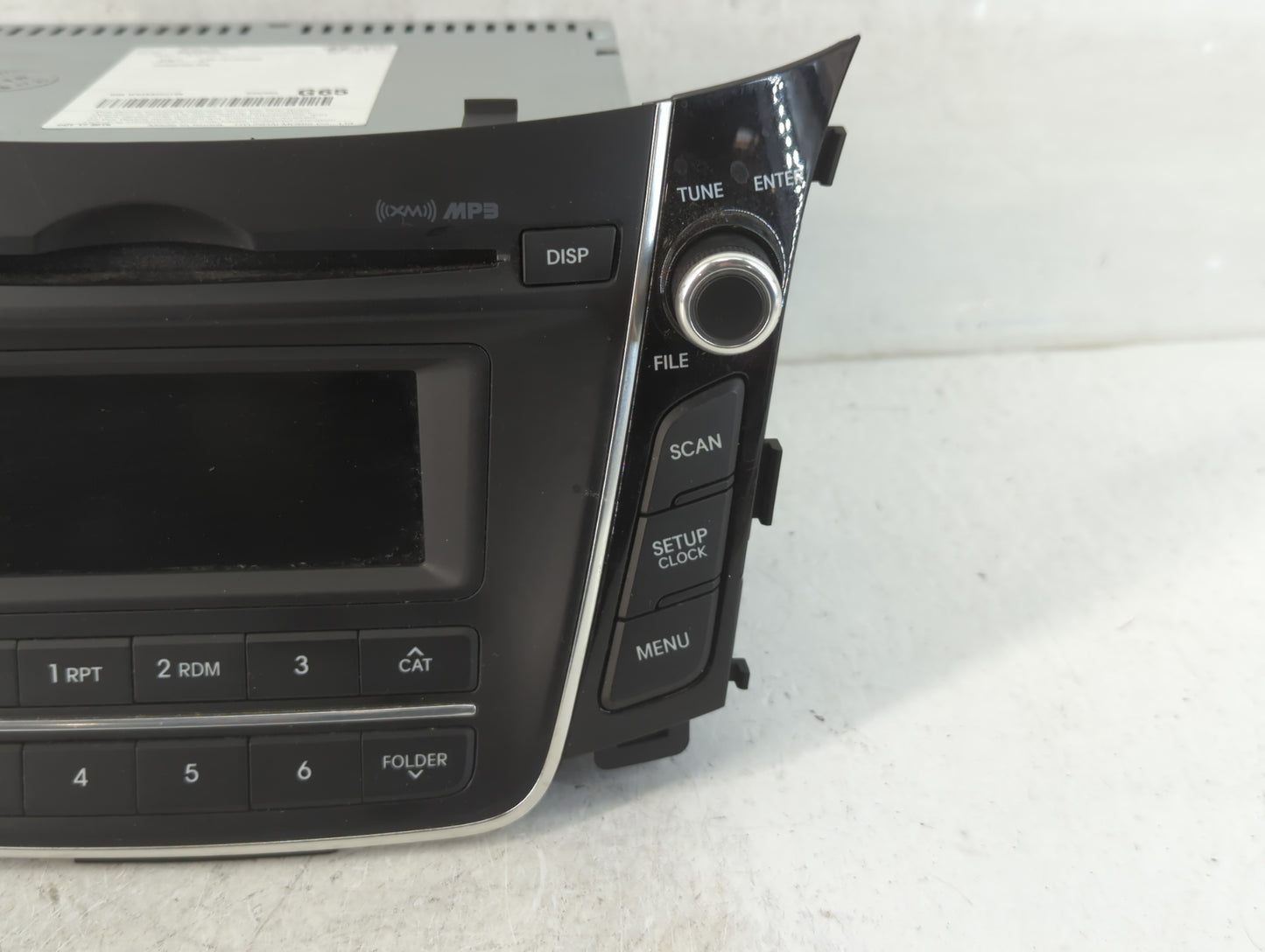 2016-2017 Hyundai Elantra Radio AM FM Cd Player Receiver Replacement P/N:96170-A5260GU Fits Fits 2016 2017 OEM Used Auto Par