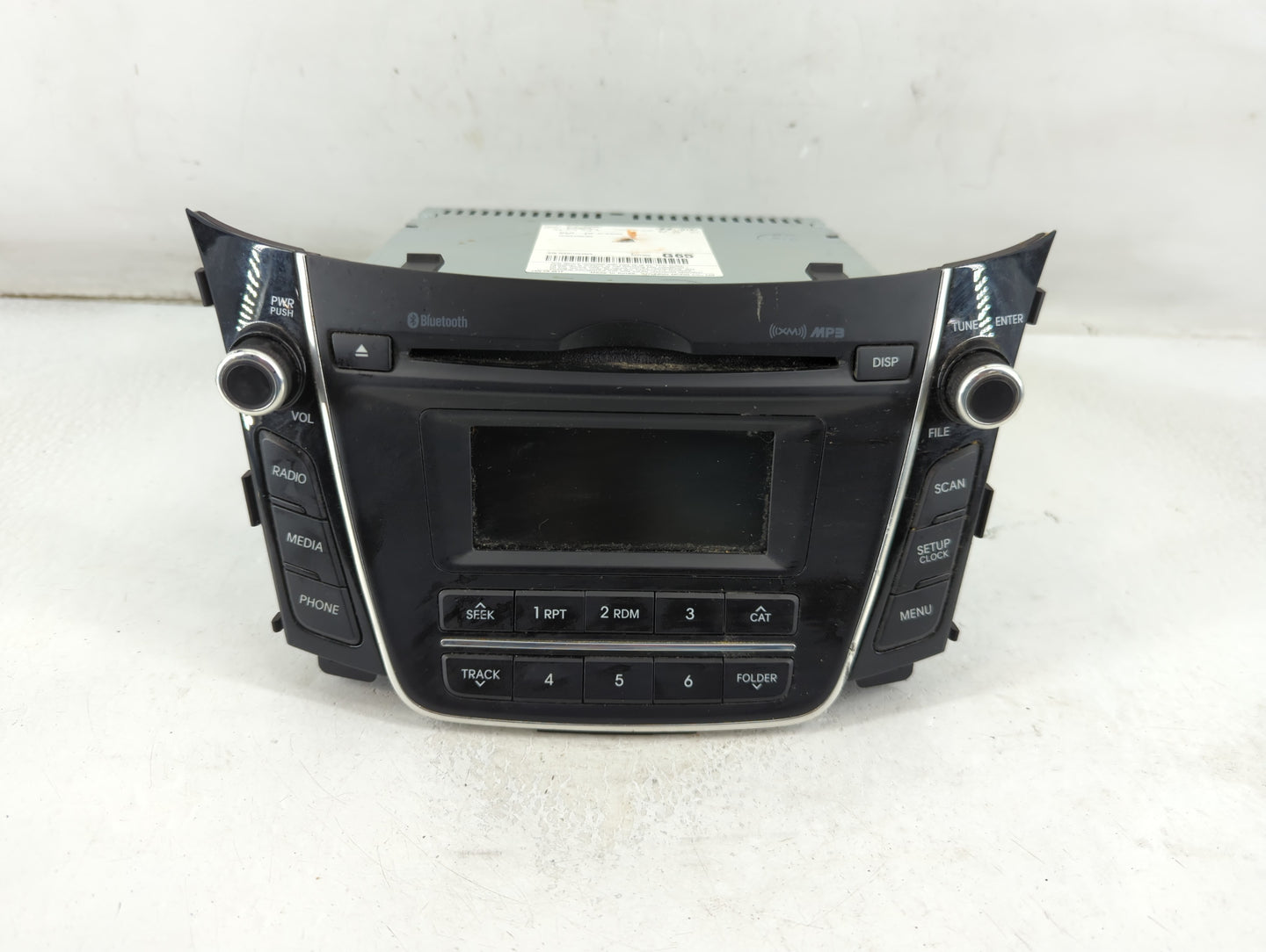 2016-2017 Hyundai Elantra Radio AM FM Cd Player Receiver Replacement P/N:96170-A5260GU Fits Fits 2016 2017 OEM Used Auto Par