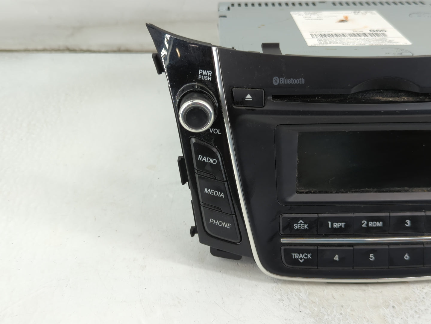 2016-2017 Hyundai Elantra Radio AM FM Cd Player Receiver Replacement P/N:96170-A5260GU Fits Fits 2016 2017 OEM Used Auto Par