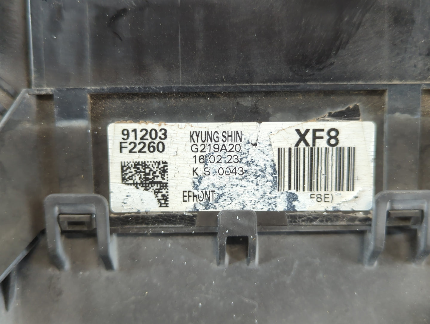 2017 Hyundai Elantra Fusebox Fuse Box Panel Relay Module P/N:91203 F2260 Fits OEM Used Auto Parts - Oemusedautoparts1.com