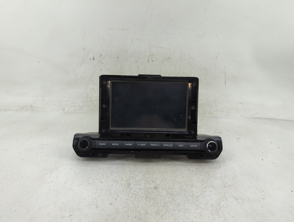 2017-2018 Hyundai Elantra Radio AM FM Cd Player Receiver Replacement P/N:96160-F2101UAT Fits Fits 2017 2018 OEM Used Auto Pa