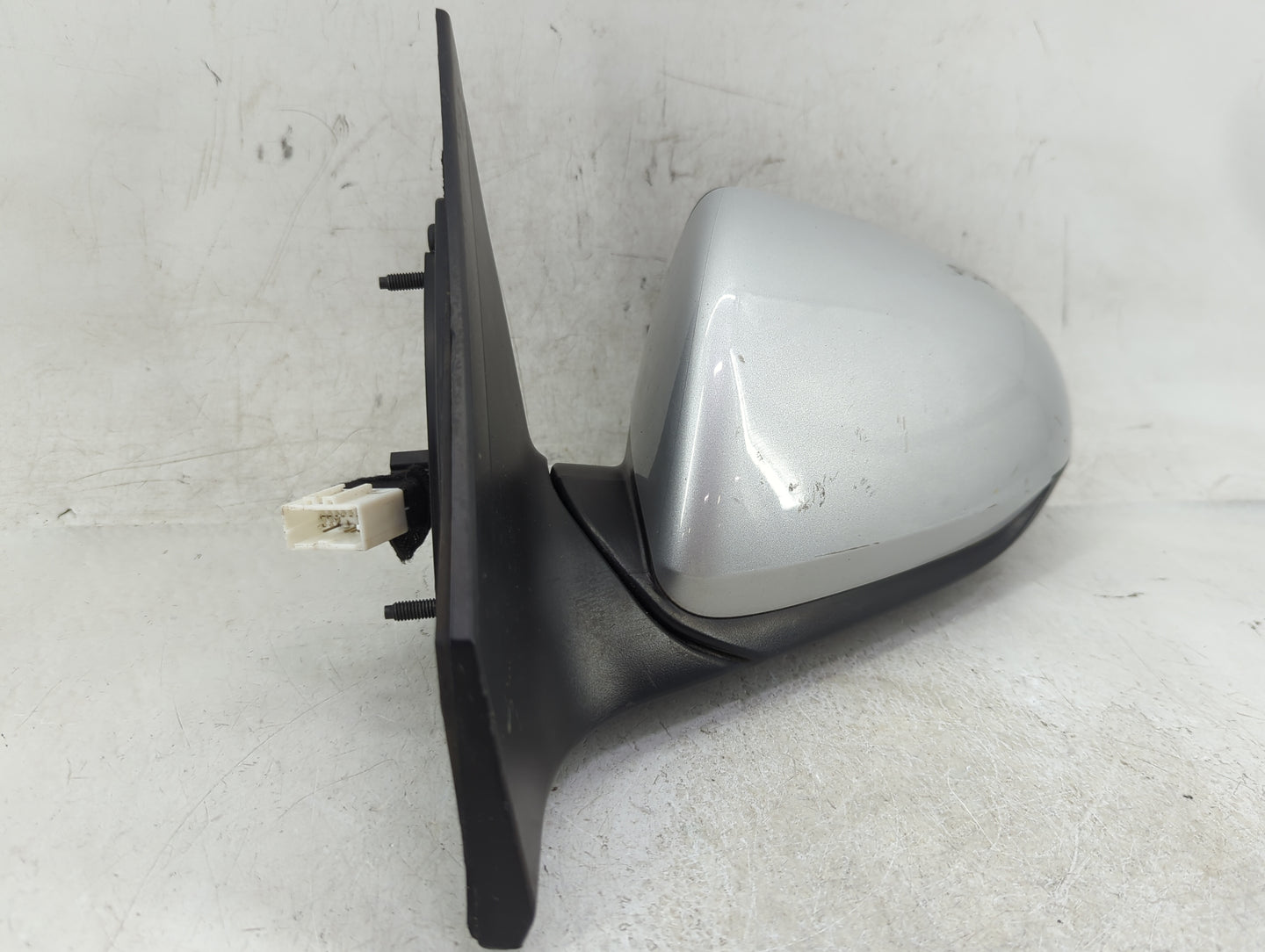 2017-2020 Hyundai Elantra Driver Left Side View Manual Door Mirror White - Oemusedautoparts1.com