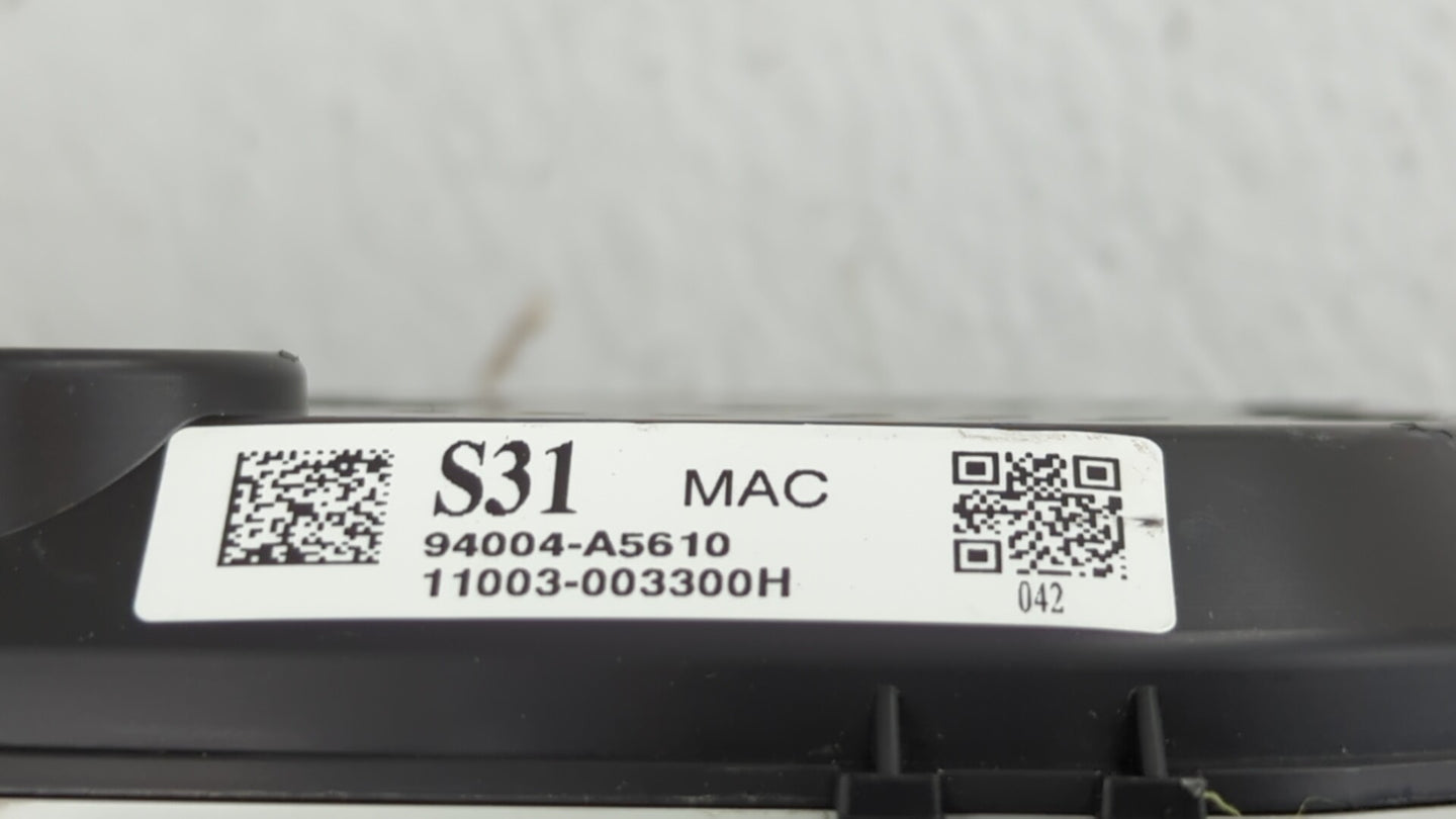 2016-2017 Hyundai Elantra Gt Instrument Cluster Speedometer Gauges P/N:94004-A5610 Fits Fits 2016 2017 OEM Used Auto Parts -