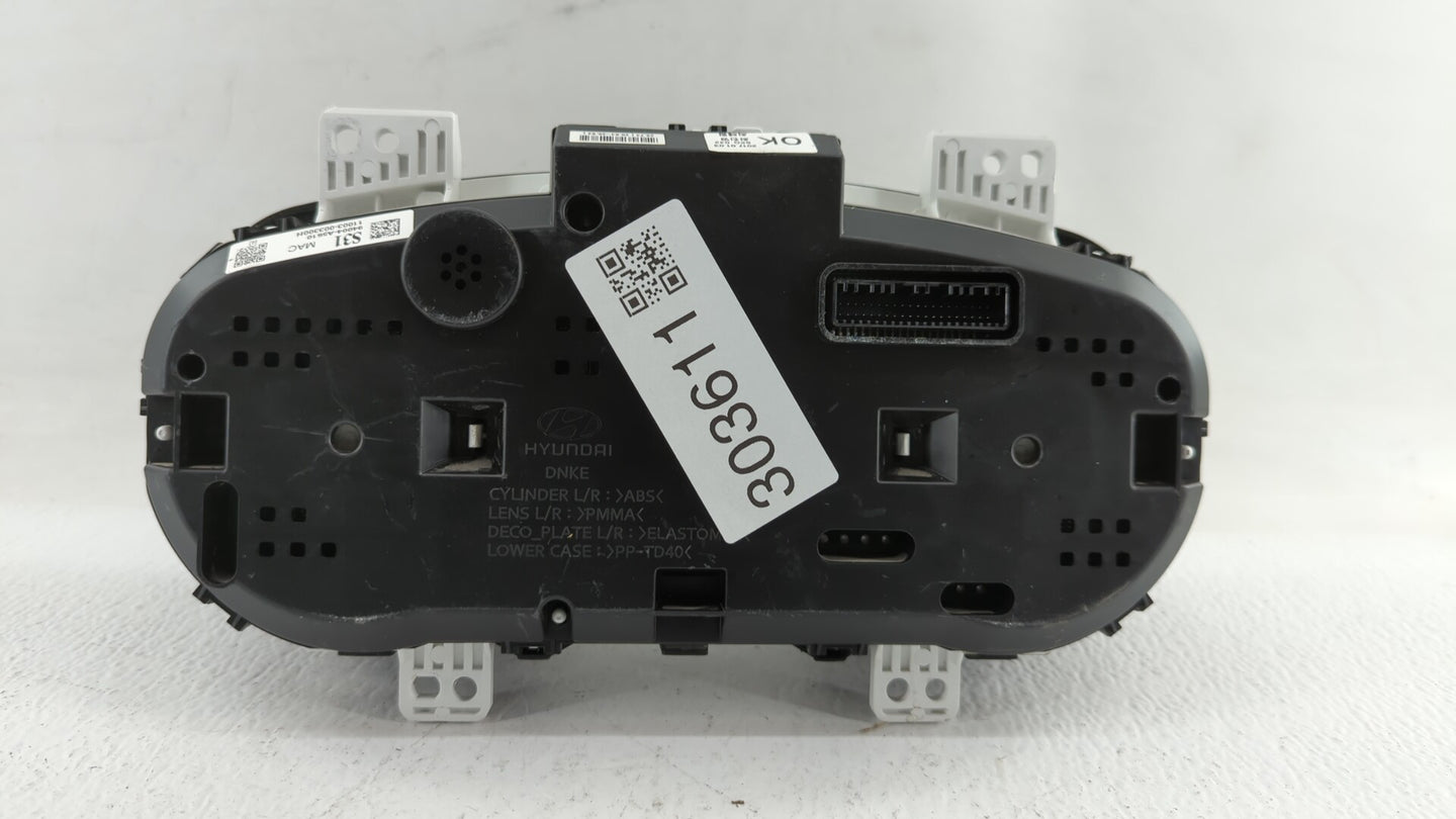 2016-2017 Hyundai Elantra Gt Instrument Cluster Speedometer Gauges P/N:94004-A5610 Fits Fits 2016 2017 OEM Used Auto Parts -