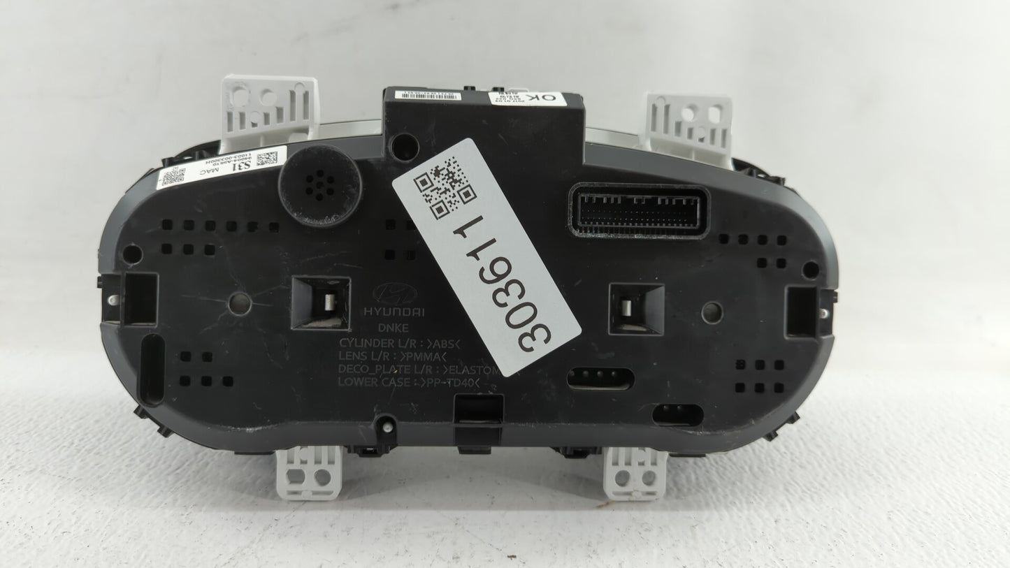 2016-2017 Hyundai Elantra Gt Instrument Cluster Speedometer Gauges P/N:94004-A5610 Fits Fits 2016 2017 OEM Used Auto Parts -