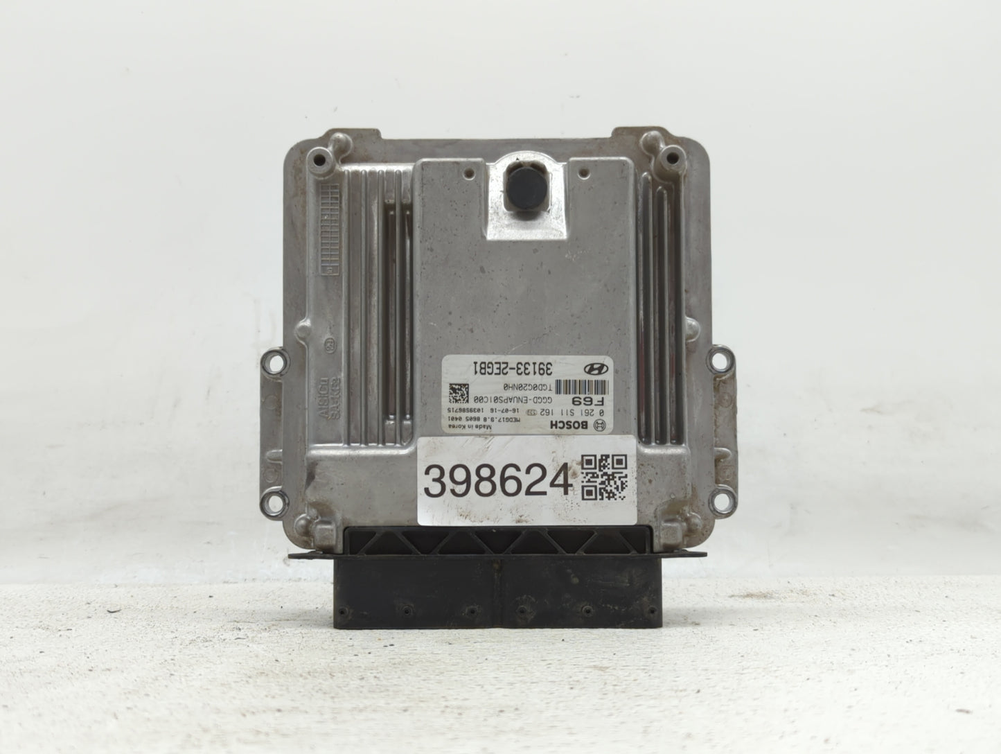 2016-2017 Hyundai Elantra Gt PCM Engine Control Computer ECU ECM PCU OEM P/N:39133-2EGB1 Fits Fits 2016 2017 OEM Used Auto P