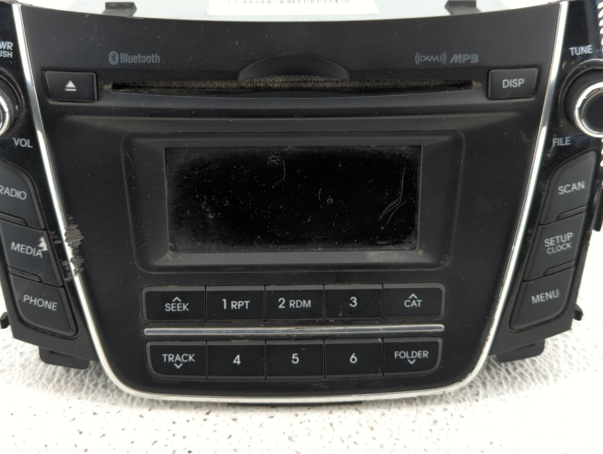2016-2017 Hyundai Elantra Gt Am Fm Cd Player Radio Receiver 477296 - Oemusedautoparts1.com