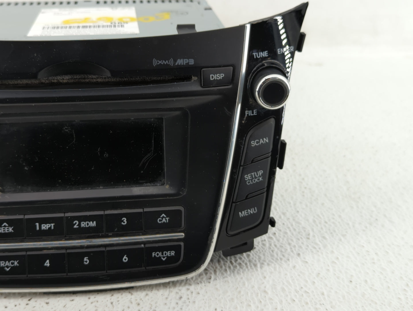2016-2017 Hyundai Elantra Gt Am Fm Cd Player Radio Receiver - Oemusedautoparts1.com