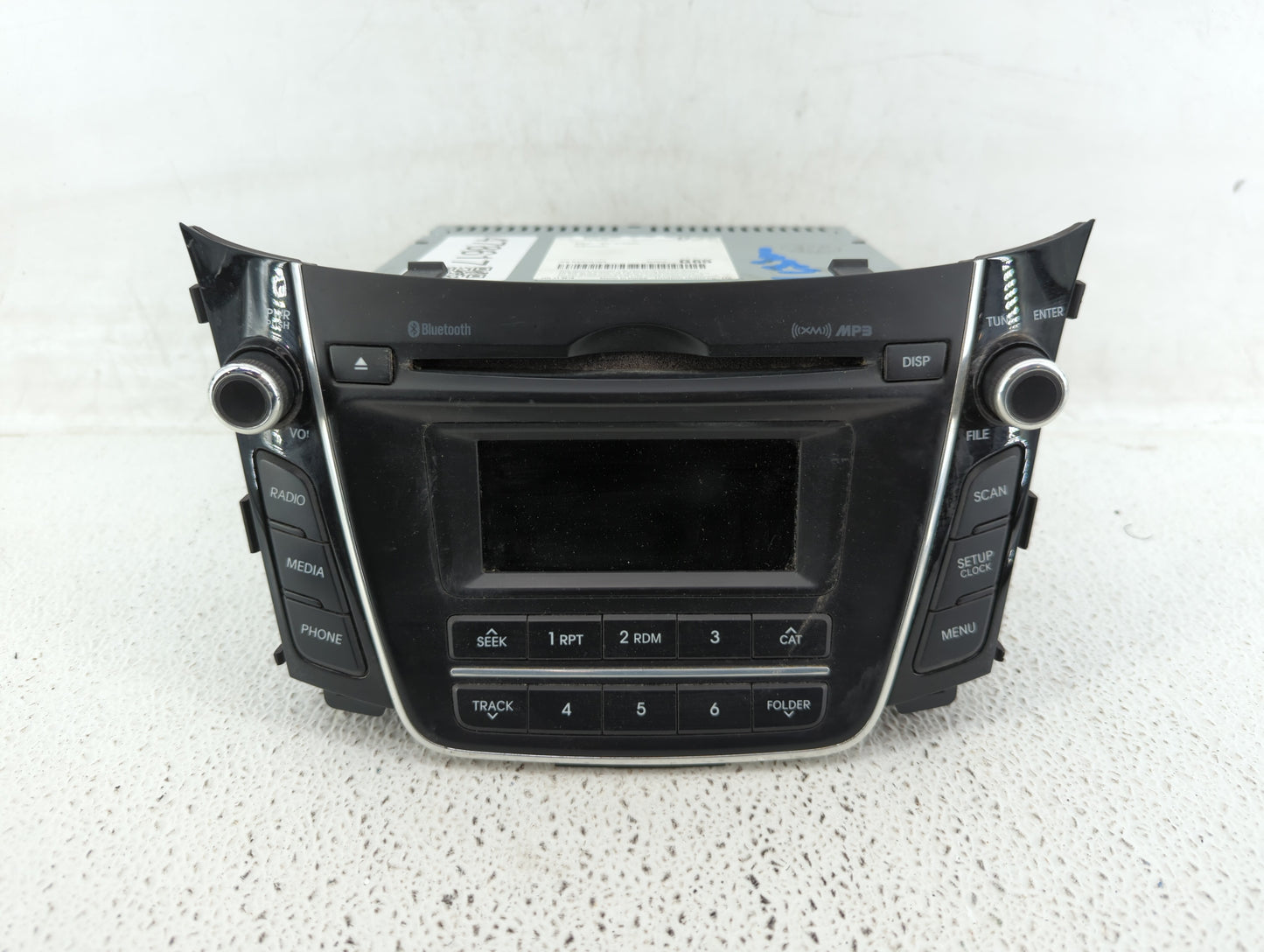 2016-2017 Hyundai Elantra Gt Radio AM FM Cd Player Receiver Replacement P/N:96170-A5260GU Fits Fits 2016 2017 OEM Used Auto 