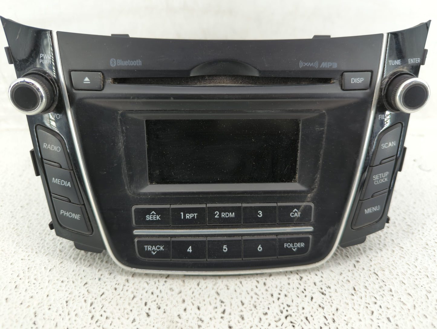 2016-2017 Hyundai Elantra Gt Radio AM FM Cd Player Receiver Replacement P/N:96170-A5260GU Fits Fits 2016 2017 OEM Used Auto 