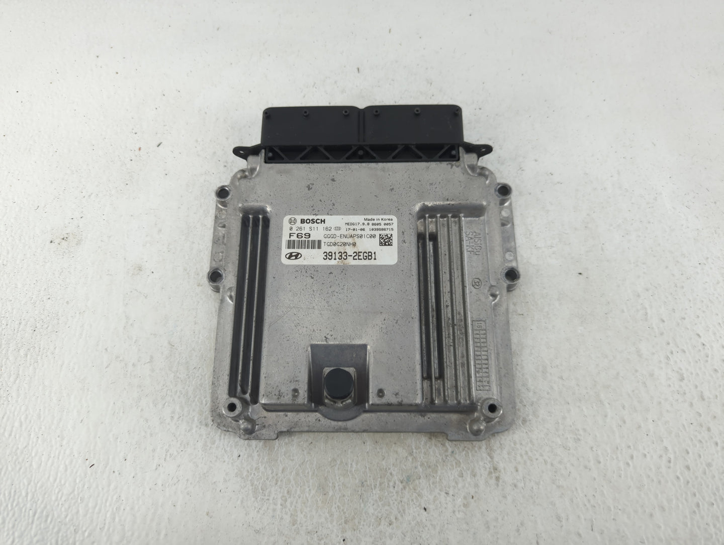 2016-2017 Hyundai Elantra Gt PCM Engine Control Computer ECU ECM PCU OEM P/N:39133-2EGB1 Fits Fits 2016 2017 OEM Used Auto P