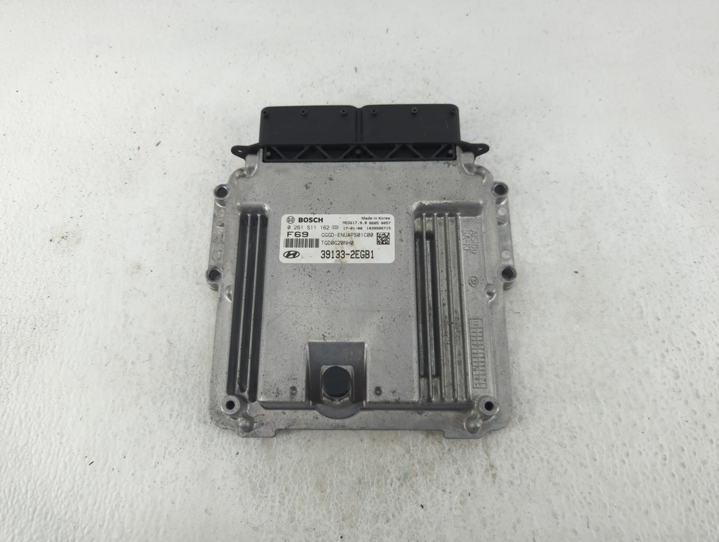 2016-2017 Hyundai Elantra Gt PCM Engine Control Computer ECU ECM PCU OEM P/N:39133-2EGB1 Fits Fits 2016 2017 OEM Used Auto P