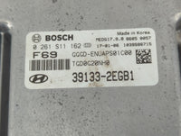2016-2017 Hyundai Elantra Gt PCM Engine Control Computer ECU ECM PCU OEM P/N:39133-2EGB1 Fits Fits 2016 2017 OEM Used Auto P