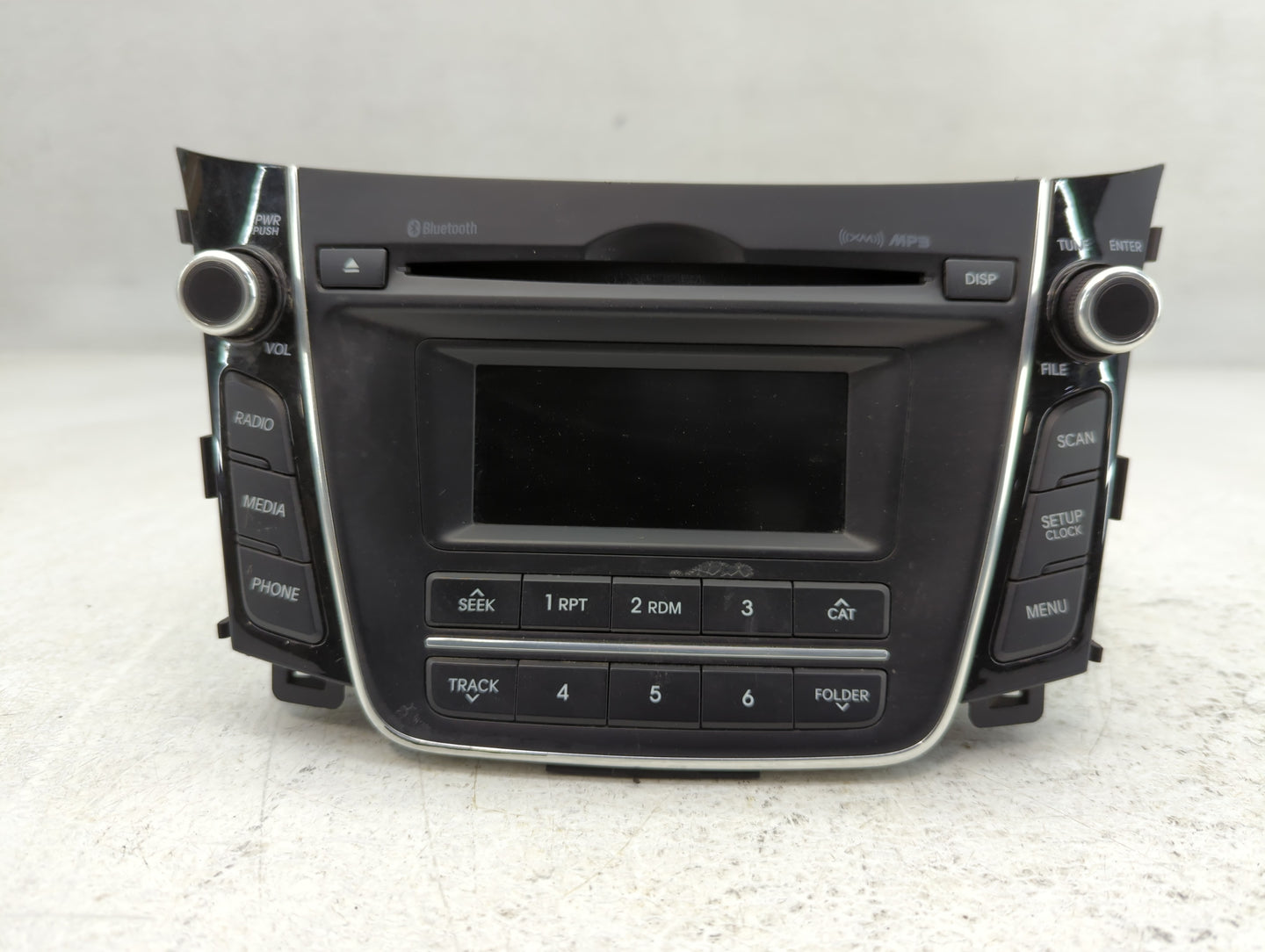 2016-2017 Hyundai Elantra Gt Radio AM FM Cd Player Receiver Replacement P/N:96170-A5260GU Fits Fits 2016 2017 OEM Used Auto 