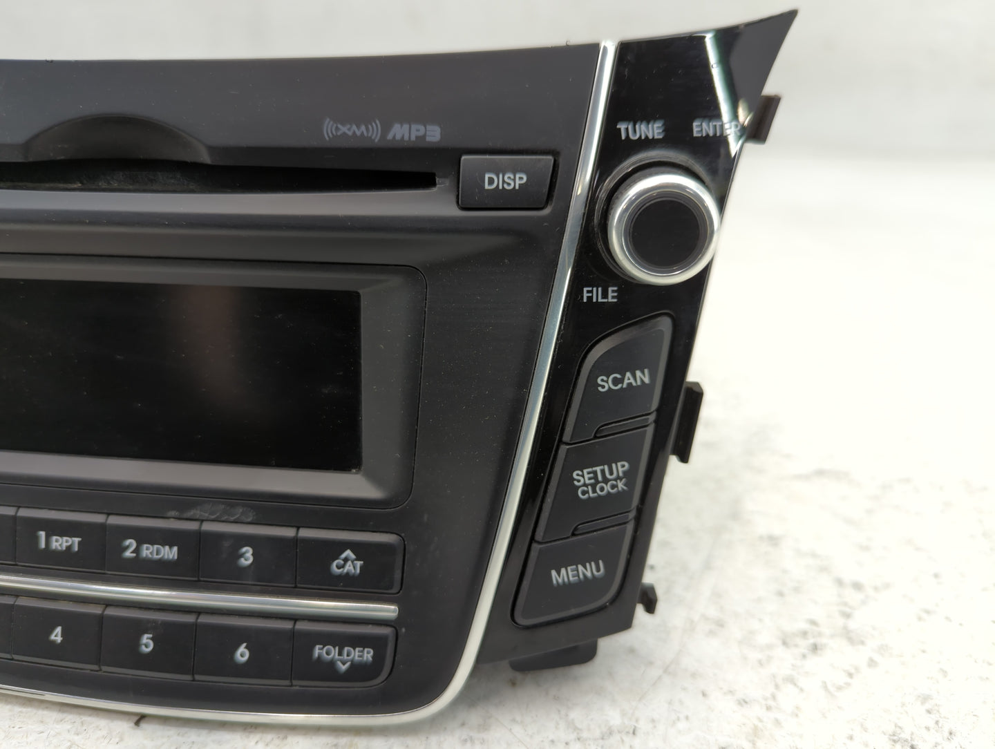 2016-2017 Hyundai Elantra Gt Radio AM FM Cd Player Receiver Replacement P/N:96170-A5260GU Fits Fits 2016 2017 OEM Used Auto 