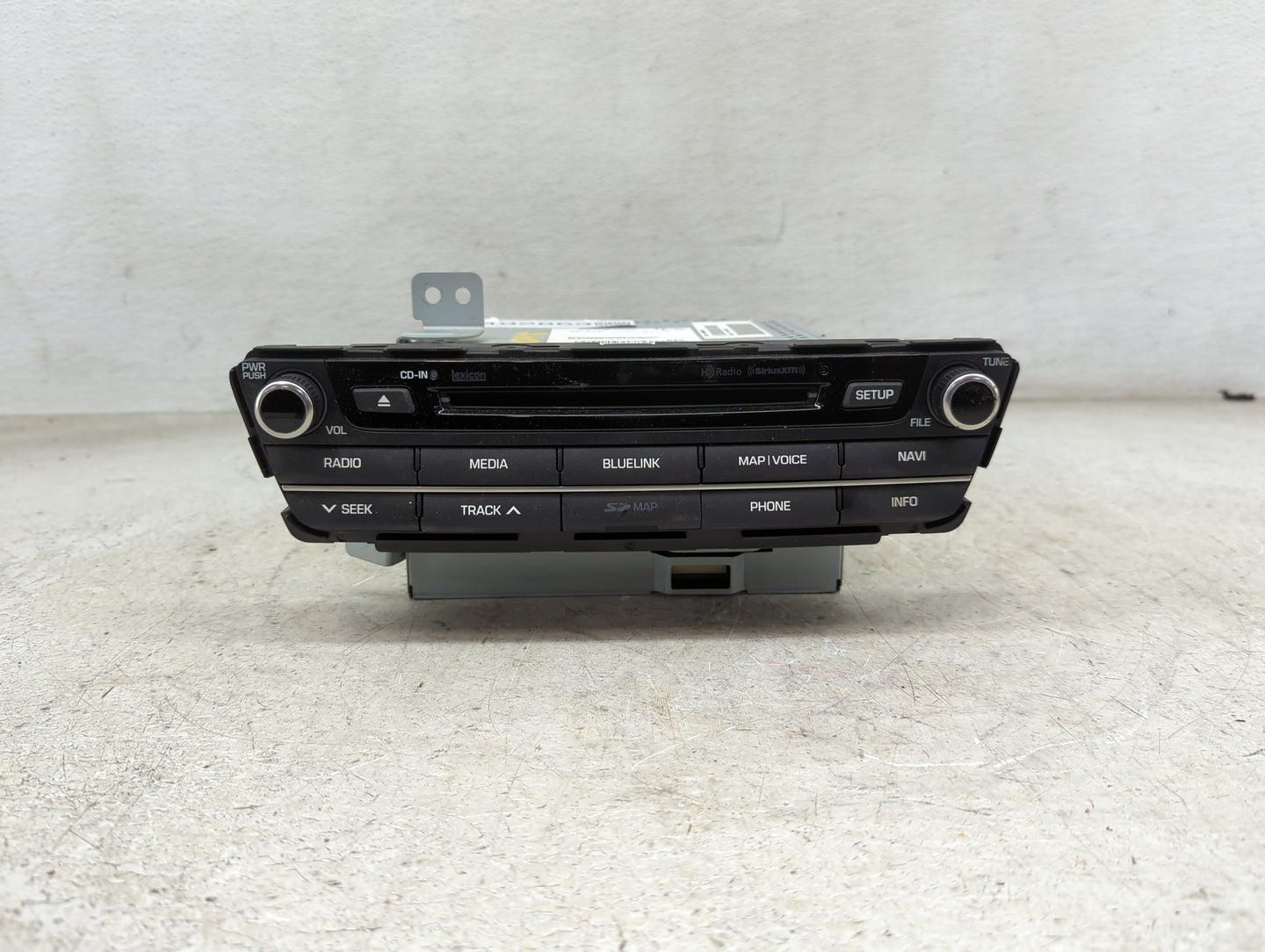 2017 Hyundai Genesis Radio AM FM Cd Player Receiver Replacement P/N:96560-B1ED04X AT240B1AN, TQ8-AT240B1AN Fits OEM Used Aut