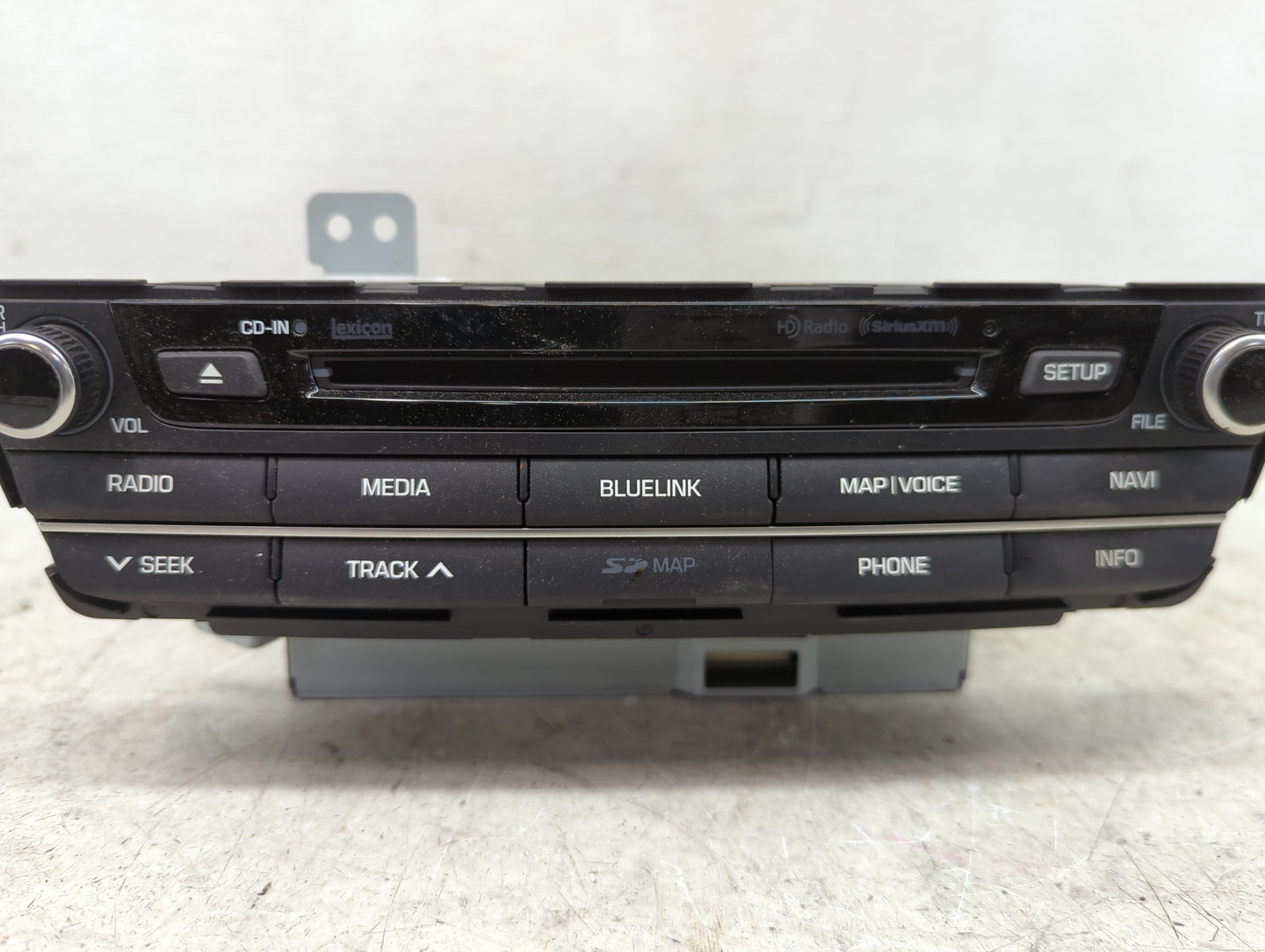 2017 Hyundai Genesis Radio AM FM Cd Player Receiver Replacement P/N:96560-B1ED04X AT240B1AN, TQ8-AT240B1AN Fits OEM Used Aut