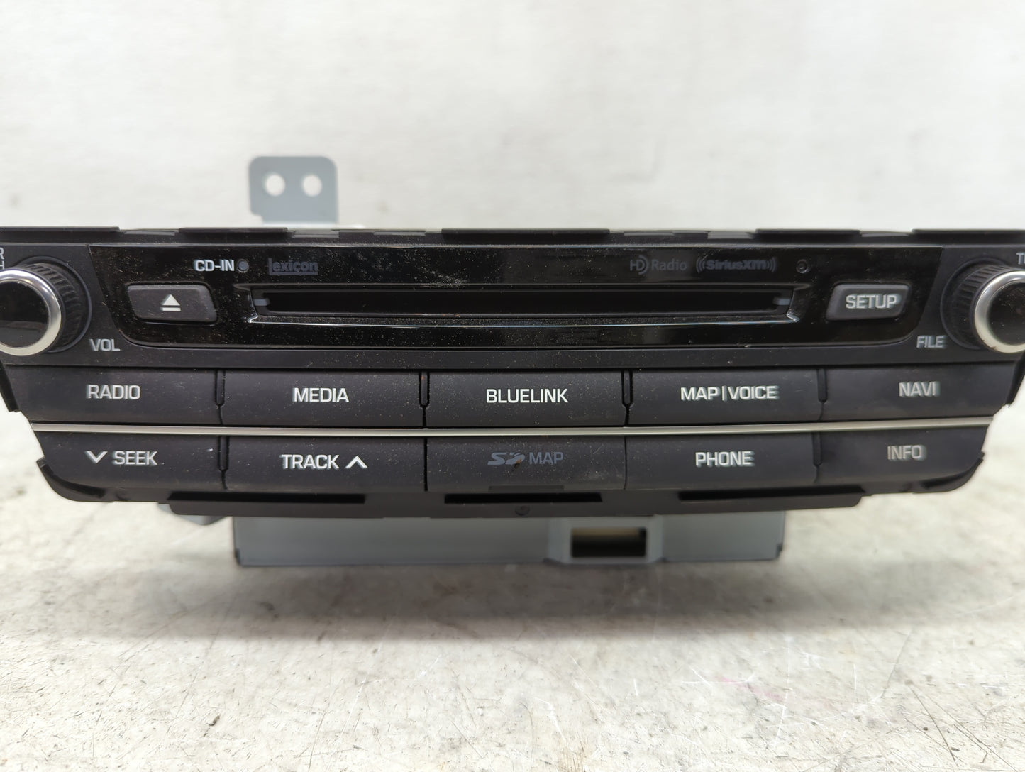 2017 Hyundai Genesis Radio AM FM Cd Player Receiver Replacement P/N:96560-B1ED04X AT240B1AN, TQ8-AT240B1AN Fits OEM Used Aut