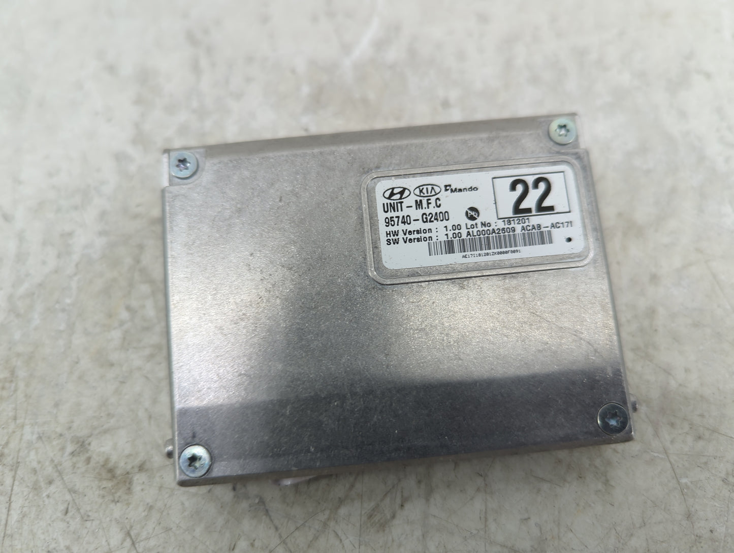 2017-2019 Hyundai Ioniq Back Up Sensor Backup Camera - Oemusedautoparts1.com