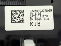 2017-2019 Hyundai Ioniq Climate Control Module Temperature AC/Heater Replacement P/N:97250-G2070WMP Fits Fits 2017 2018 2019