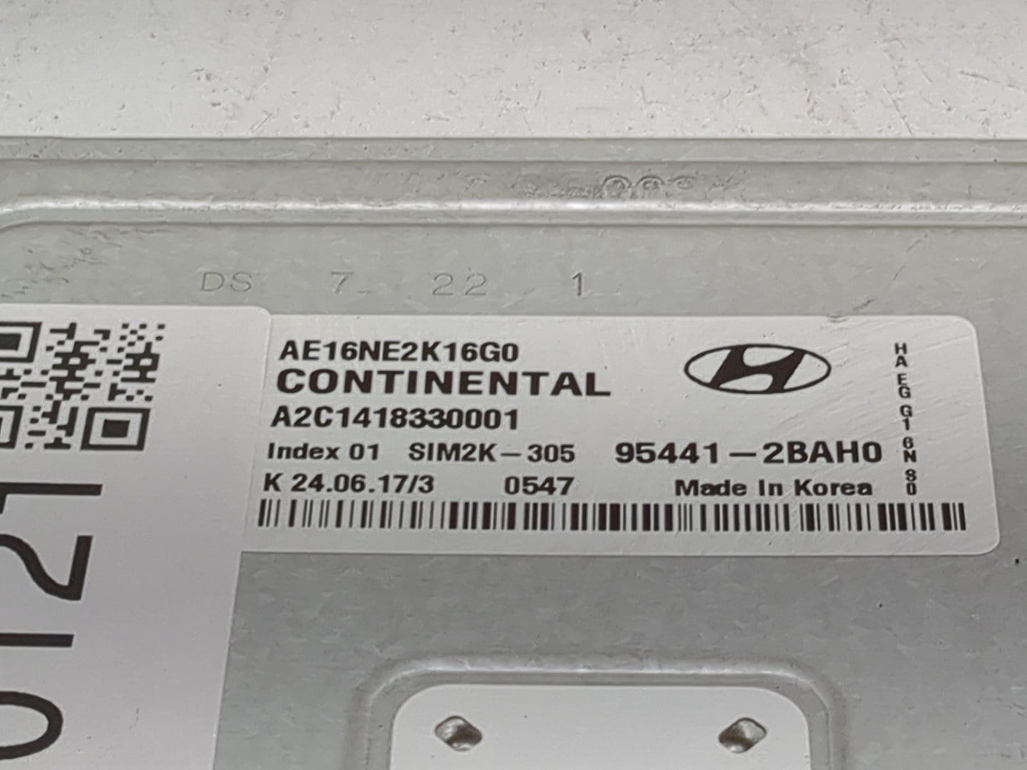 2017-2020 Hyundai Ioniq PCM Engine Control Computer ECU ECM PCU OEM P/N:AE16NE2K16G0 A2C1418330001 Fits Fits 2017 2018 2019 