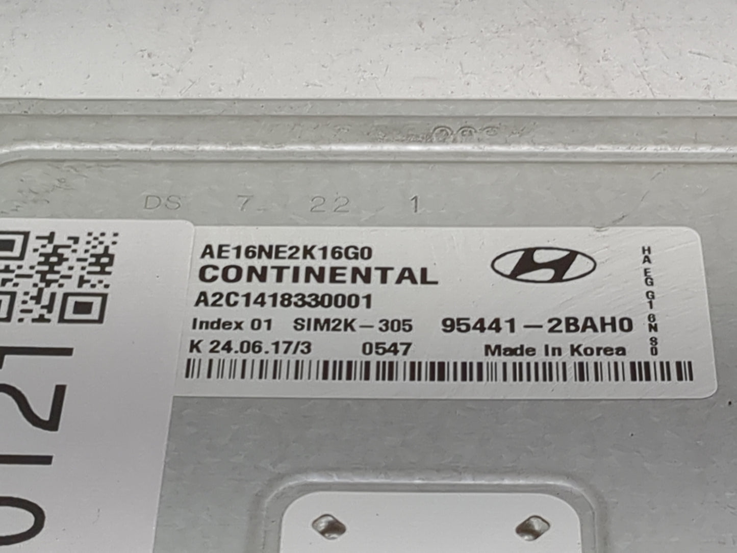 2017-2020 Hyundai Ioniq PCM Engine Control Computer ECU ECM PCU OEM P/N:AE16NE2K16G0 A2C1418330001 Fits Fits 2017 2018 2019 