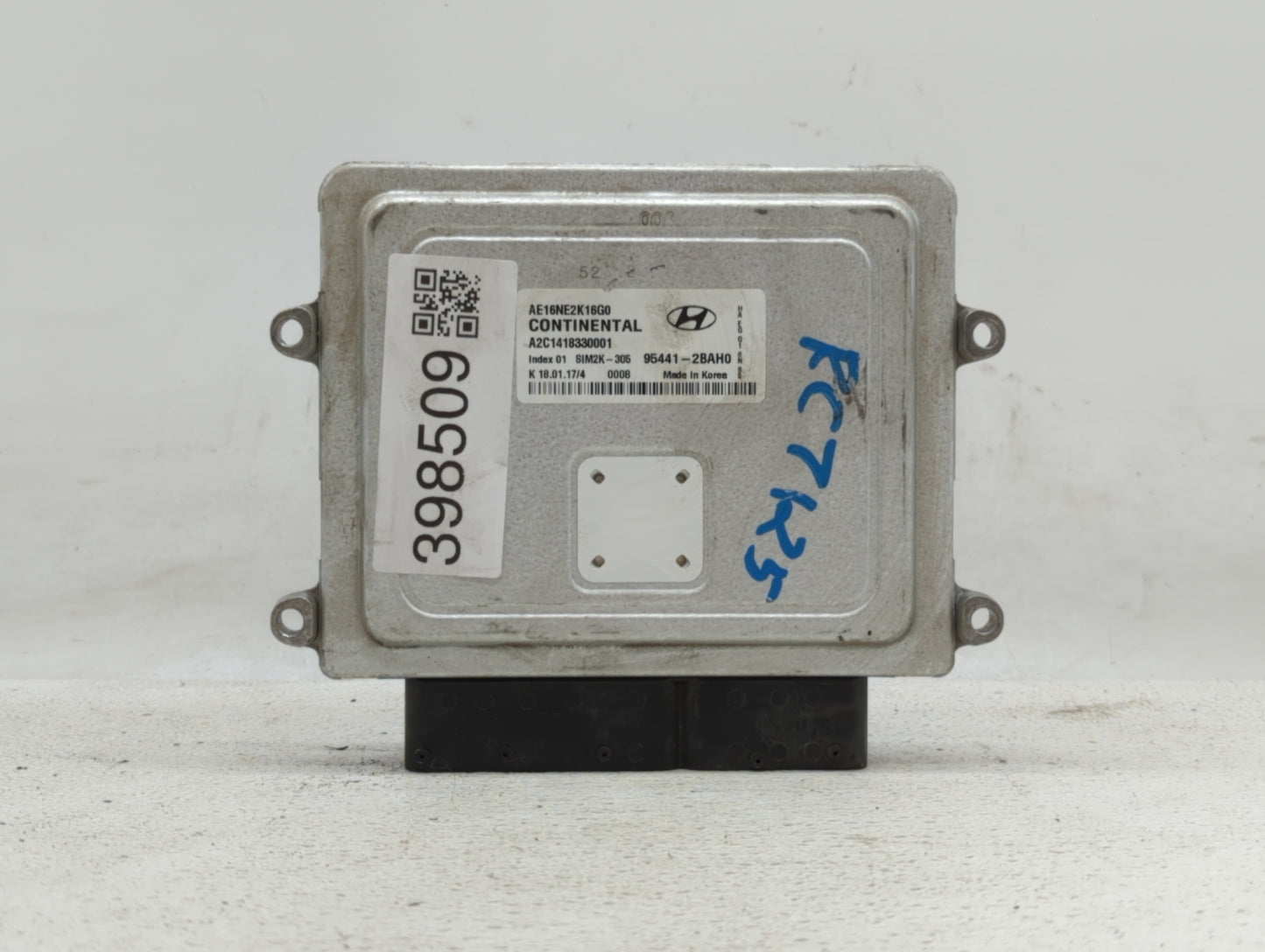 2017-2020 Hyundai Ioniq PCM Engine Control Computer ECU ECM PCU OEM P/N:95441-2BAH0 95441-2BAF2 Fits Fits 2017 2018 2019 202