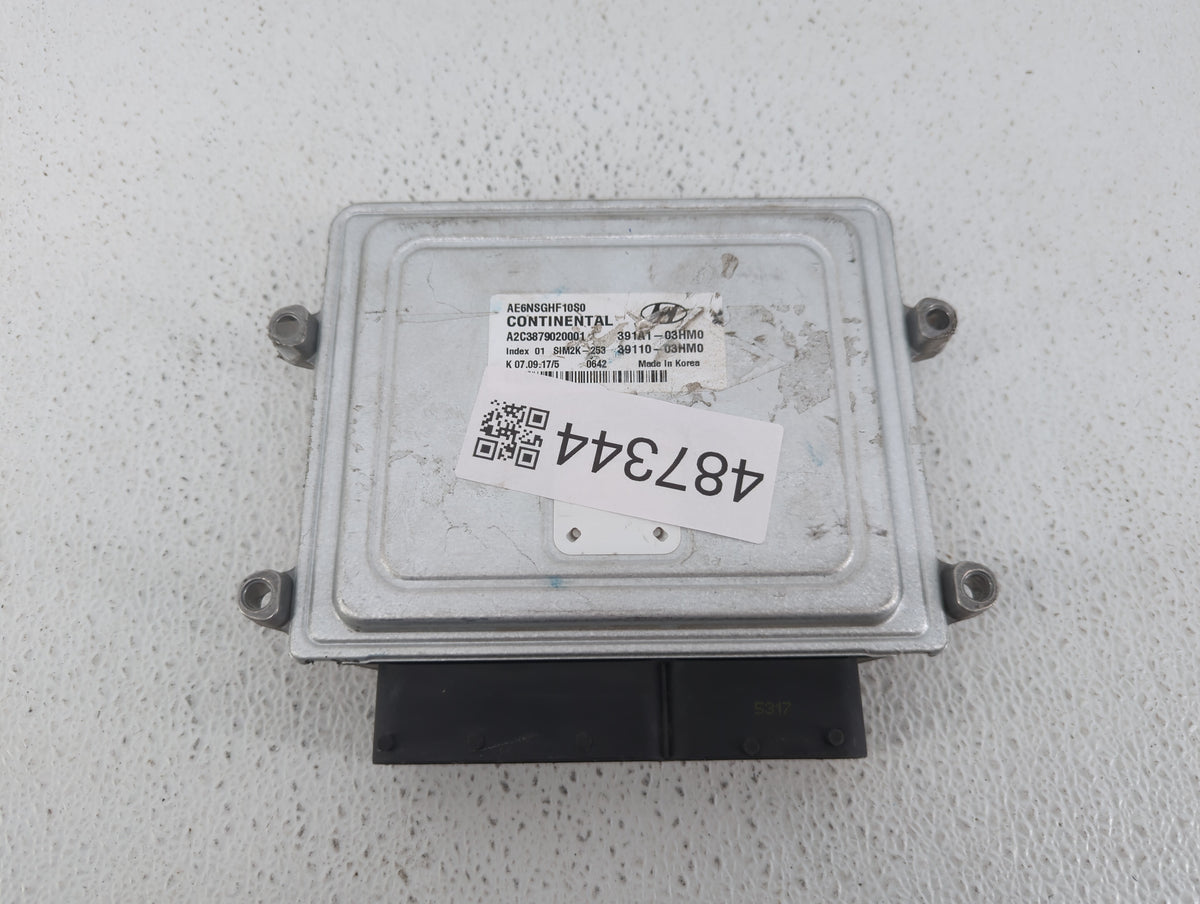 2017-2020 Hyundai Ioniq PCM Engine Control Computer ECU ECM PCU OEM P/N:39110-03HM0 391A1-03HM0 Fits 2017 2018 2019 2020 OEM