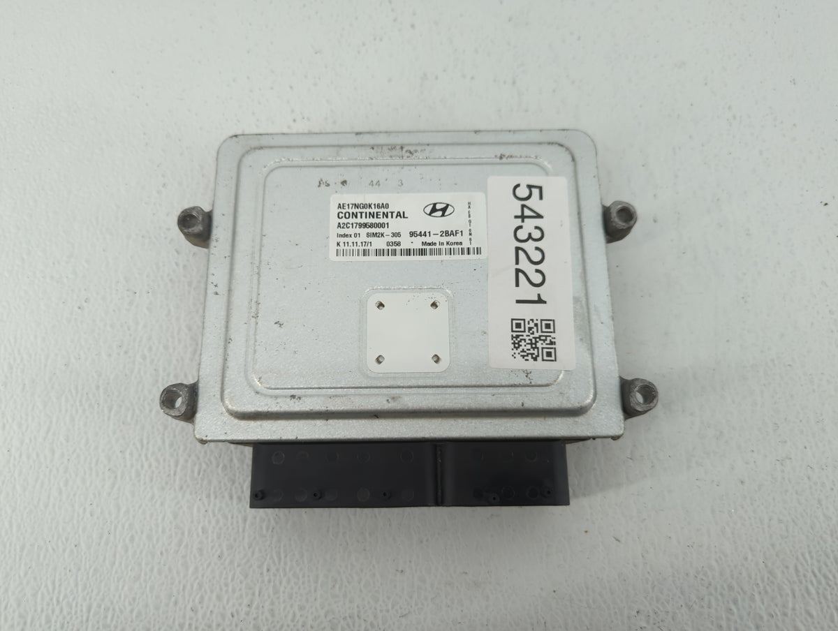 2017-2020 Hyundai Ioniq PCM Engine Control Computer ECU ECM PCU OEM P/N:95441-2BAF1 95441-2BAF0 Fits 2017 2018 2019 2020 OEM