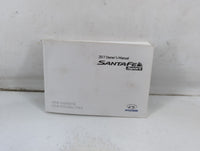 2017 Hyundai Santa Fe Owners Manual Book Guide P/N:H2W0-EU5DA OEM Used Auto Parts - Oemusedautoparts1.com