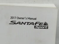 2017 Hyundai Santa Fe Owners Manual Book Guide P/N:H2W0-EU5DA OEM Used Auto Parts - Oemusedautoparts1.com