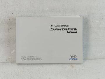 2017 Hyundai Santa Fe Owners Manual Book Guide P/N:H2W0-EU68F OEM Used Auto Parts - Oemusedautoparts1.com