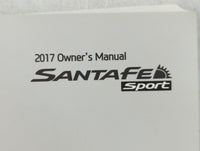 2017 Hyundai Santa Fe Owners Manual Book Guide P/N:H2W0-EU68F OEM Used Auto Parts - Oemusedautoparts1.com