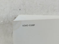 2017 Hyundai Santa Fe Owners Manual Book Guide P/N:H2W0-EU68F OEM Used Auto Parts - Oemusedautoparts1.com